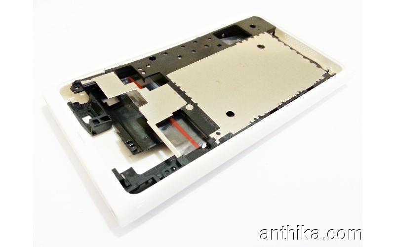 Nokia Lumia 800 Arka Kapak Orta Kasa Full Housing White New