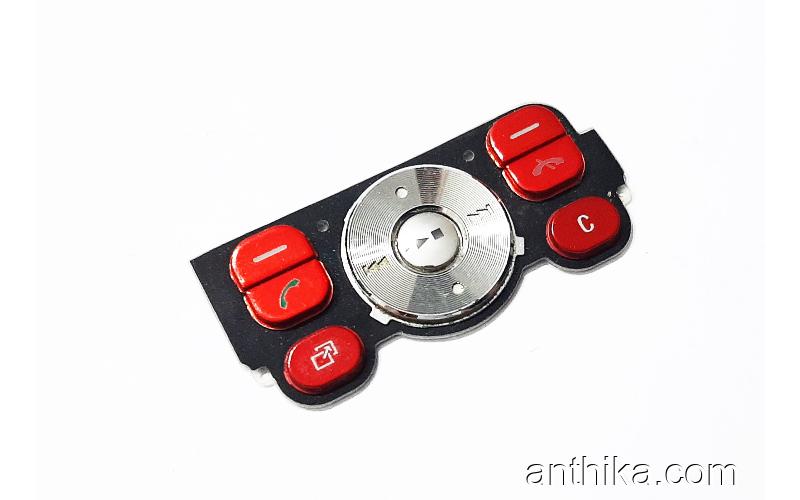 Sony Ericsson w910 w910i Tuş Original Menu Keypad Red Used