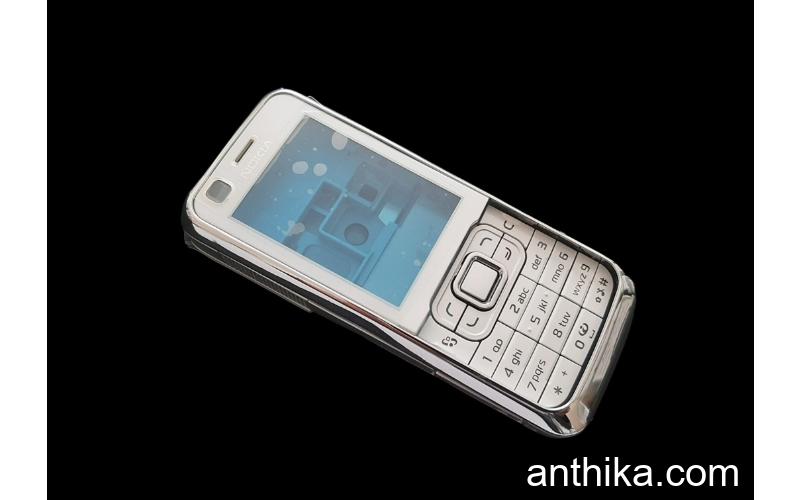 Nokia 6120 Classic Kapak Kasa Tuş High Quality Full Housing White New