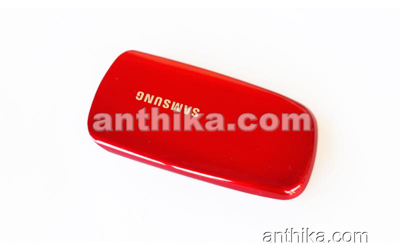 Samsung E1310 Kapak Original Front Cover Red Used