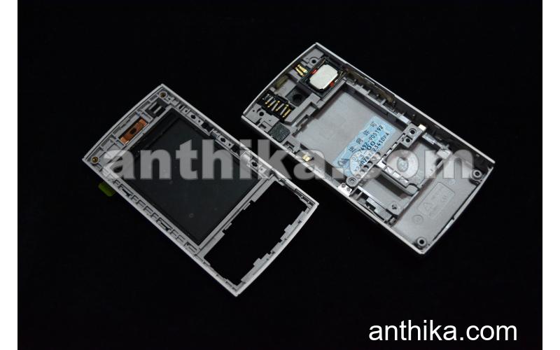 Nokia X3 X3-00 Kapak Kasa Buzzer Original Housing Silver New