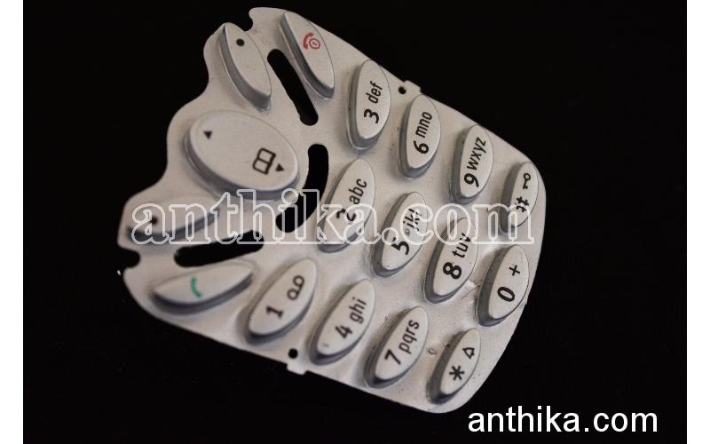 Siemens A52 A55 Tuş Original Keypad Silver New