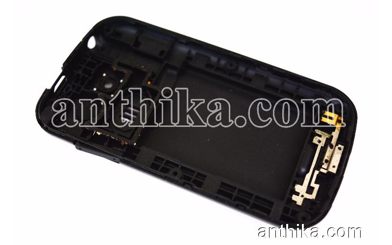 Samsung S3350 Kapak Kasa Original Middle Battery Cover Black New