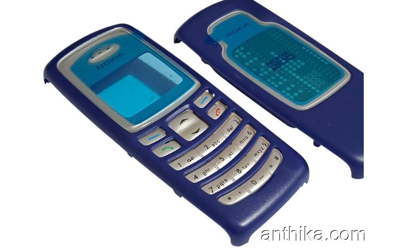 Nokia 2100 Kapak Tuş High Quality Xpress on Cover and Keypad Blue New