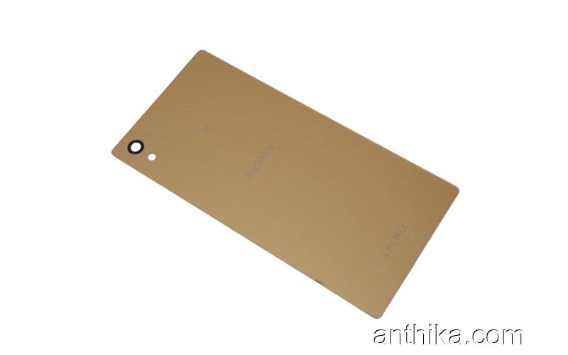 Sony Xperia Z5 Kapak Xperia Z5 Premium Arka Kapak Battery Cover Gold