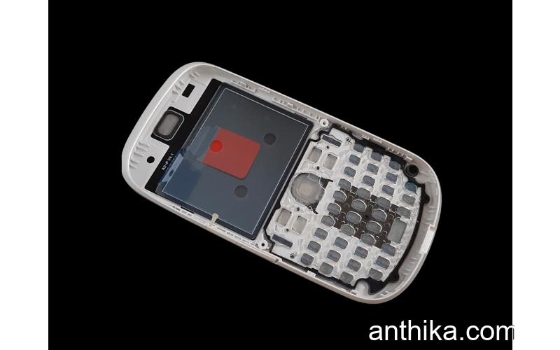 Nokia 200 201 Asha 200 201 Kapak Tuş Original Front Cover and Keypad White