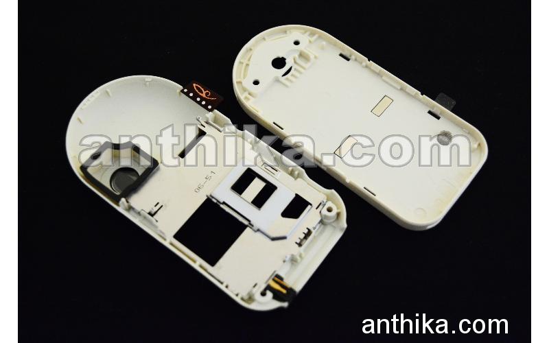 Nokia 7370 Kasa Ayna Original Middle Cover B-Cover Deko Plate Chreme New