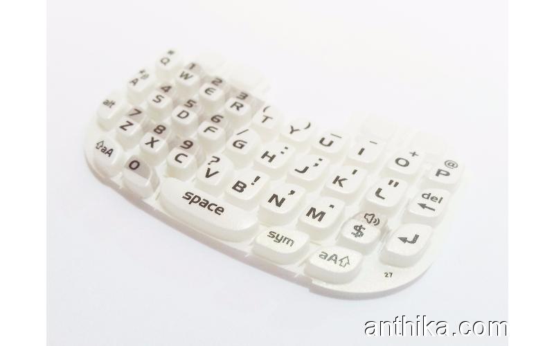 Blackberry 8520 Curve Tuş Orjinal Keypad White