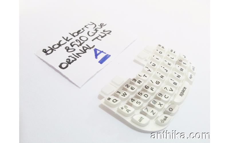 Blackberry 8520 Curve Tuş Orjinal Keypad White