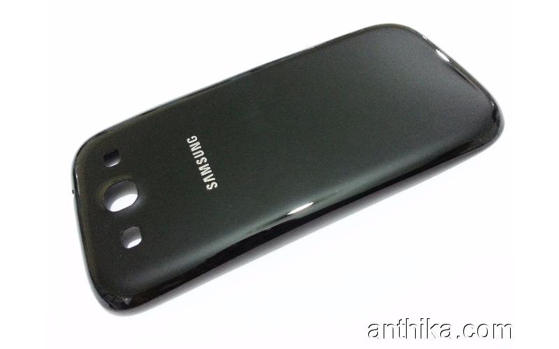 Samsung Galaxy I9300 S3 Kapak Orjinal Battery Cover Navy Black