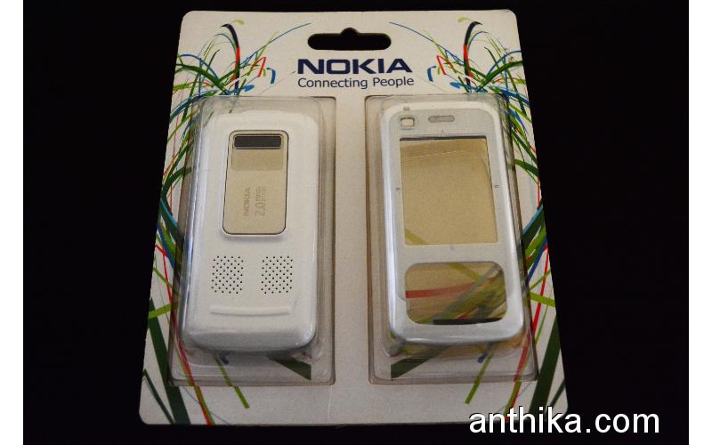 Nokia 6110 Navigator Kapak Kasa Original Housing White New in Box