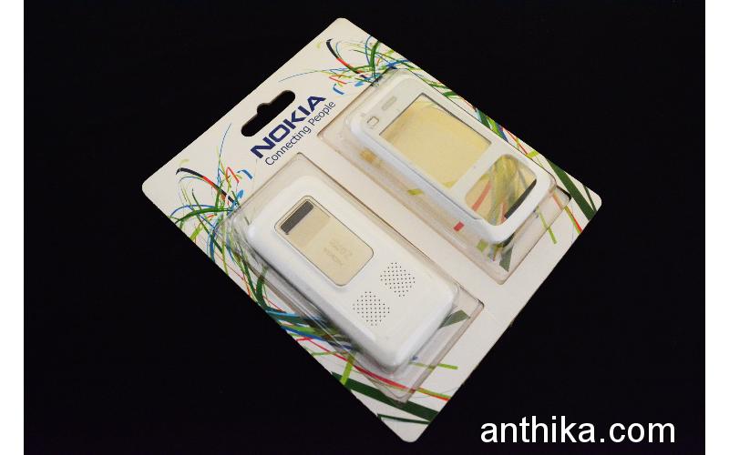 Nokia 6110 Navigator Kapak Kasa Original Housing White New in Box