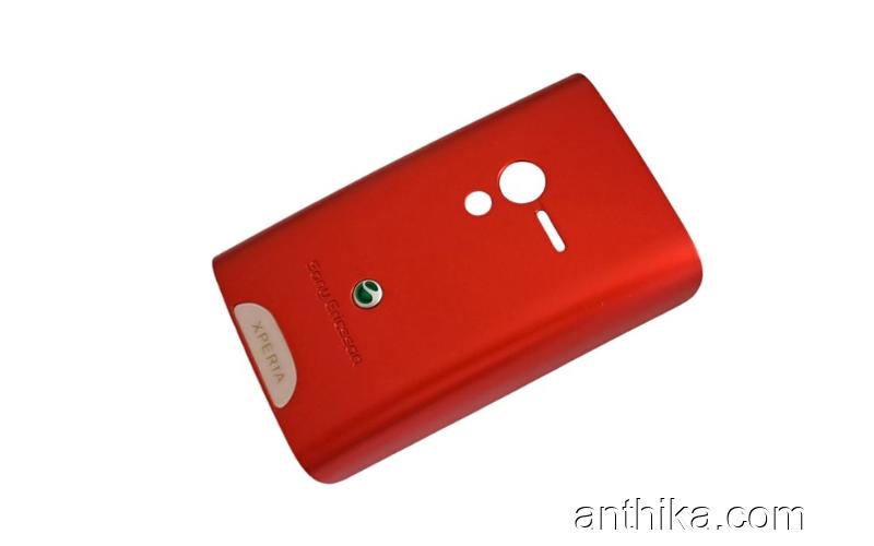 Sony Ericsson Xperia X10 Mini Kapak Original Battery Cover Red New