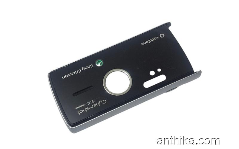 Sony Ericsson K850 K850i Kapak Original Battery Cover Silver Blue Used