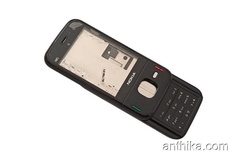 Nokia N85 Kapak Kasa Tuş Original Full Housing Black Used-23