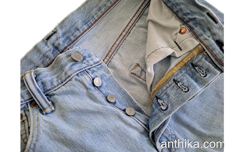 Levis 501 Kot Pantolon Jeans Vintage Levis 31x33 Beden