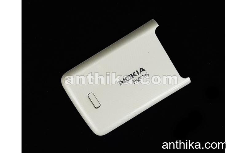 Nokia N82 Kapak Original Battery Cover White New Condition