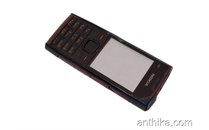 Nokia X2 X2-00 Kapak Kasa Tuş High Quality Housing Black New