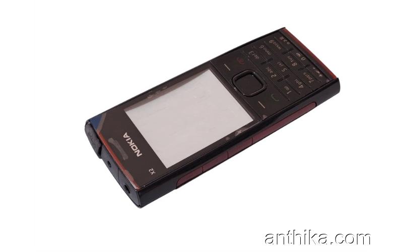 Nokia X2 X2-00 Kapak Kasa Tuş High Quality Housing Black New