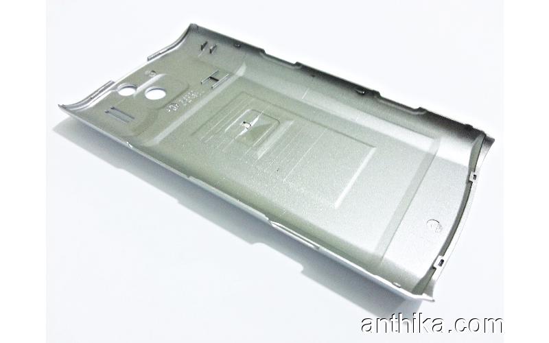 Samsung I8320 Kapak Orjinal Battery Cover Silver Vodafone