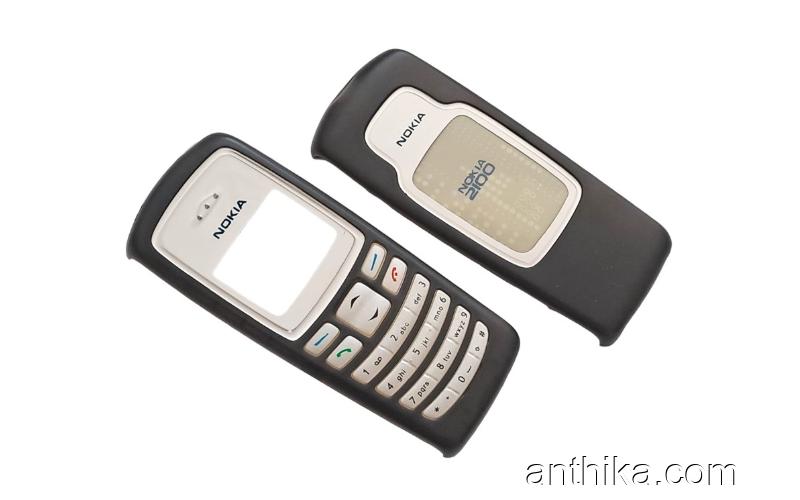 Nokia 2100 Kapak Tuş High Quality Xpress on Cover and Keypad Gray New