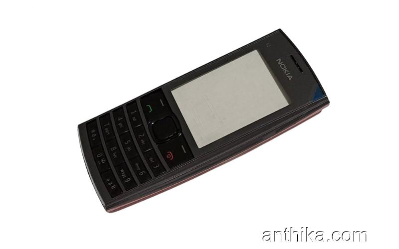 Nokia X2-05 Kapak Kasa Tuş Full Housing Black New