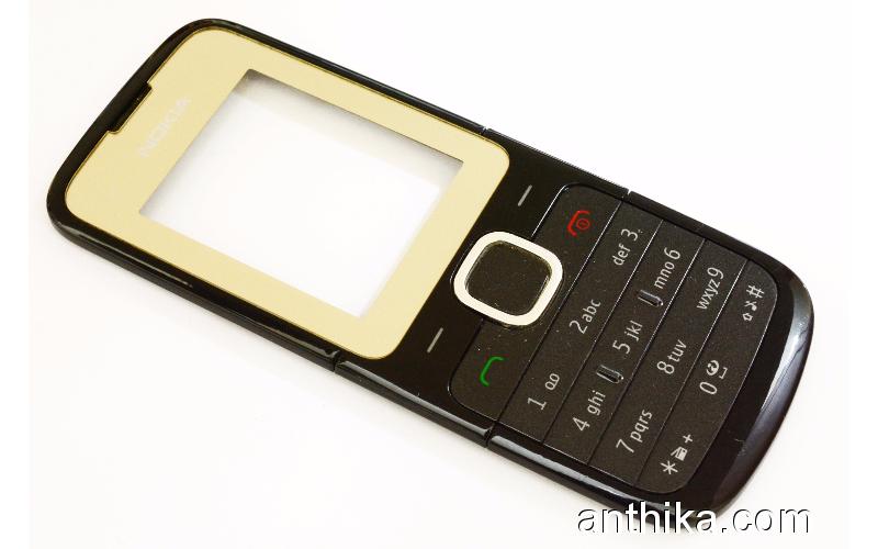 Nokia C2 Kapak Tuş Orjinal Front Cover Keypad Black Used