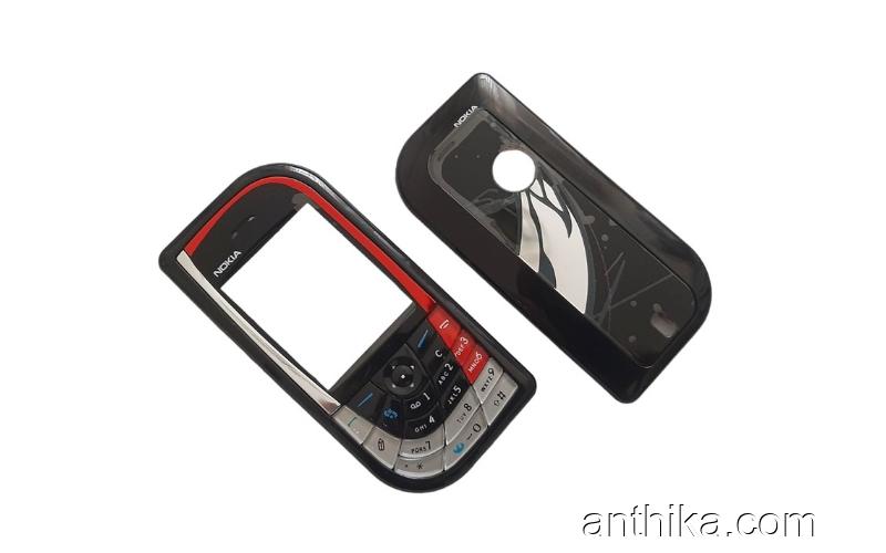 Nokia 7610 Kapak Tuş High Quality Xpress on Cover with Keypad Black New