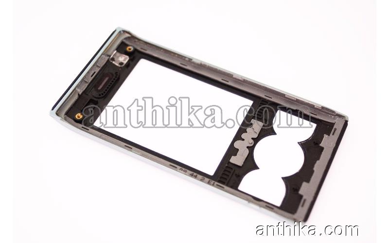 Sony Ericsson W595 W595i Kapak Original Front Cover Grey 1206-2770