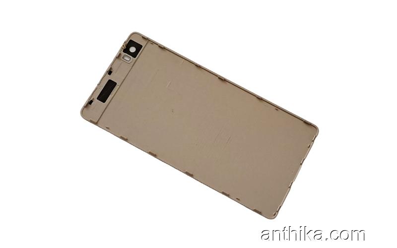 Huawei P8 Lite Kapak Original Battery Cover Gold New ALE-L21