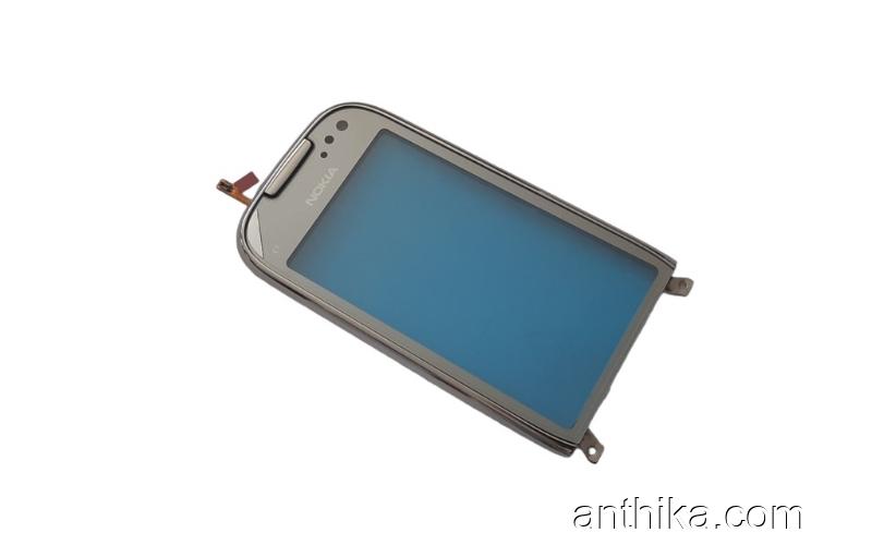 Nokia C7 C7-00 Dokunmatik Original Digitizer Touchscreen Silver New