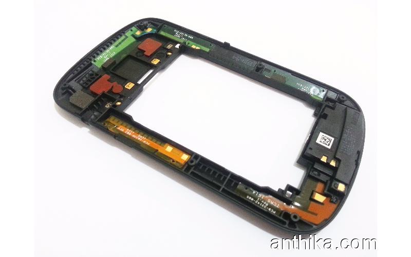 Blackberry 9900 9930 Bold Orta Kasa KVK Depodan Middle Frame Black