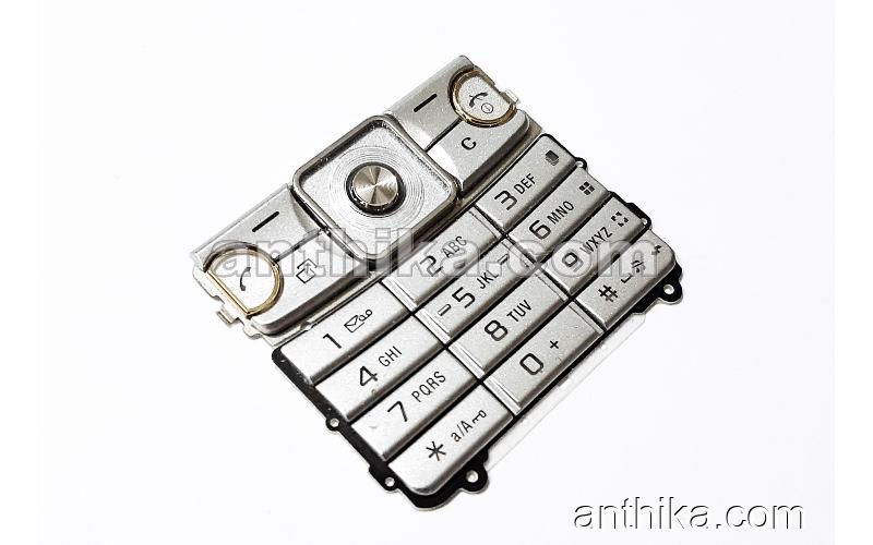 Sony Ericsson C510 C510i Tuş Original Keypad Silver Used