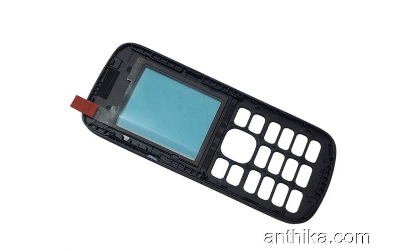 Nokia c1-02 Kapak Original Front Cover Black New