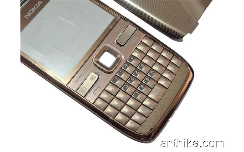 Nokia E72 E72i Kapak Kasa Tuş Cover and Keypad Gold New