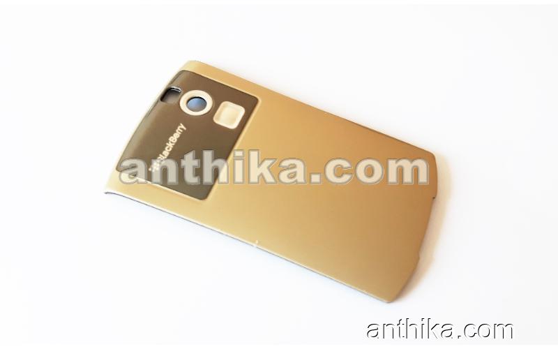 Blackberry 8300 8310 8320 Pearl Kapak Original Battery Cover Gold New