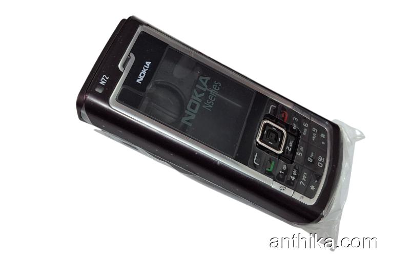 Nokia N72 Kapak Tuş High Quality Xpress on Cover Rose New