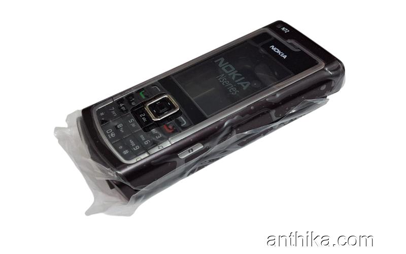 Nokia N72 Kapak Tuş High Quality Xpress on Cover Rose New