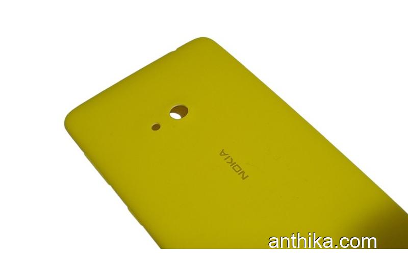 Nokia Lumia 625 Kapak N625 Original Battery Cover Yellow New