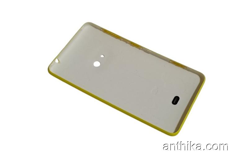 Nokia Lumia 625 Kapak N625 Original Battery Cover Yellow New
