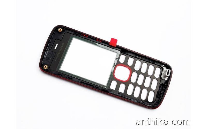 Nokia 5220 Kapak Original Front Cover Lens Red New