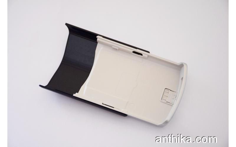 Nokia N70 Kapak Original Battery Cover Storm Blue Alu Grey 250006