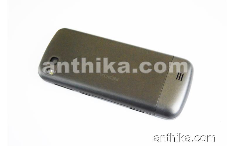 Nokia C3-01 Kapak Kasa Soket High Quality Housing Dark Gray New