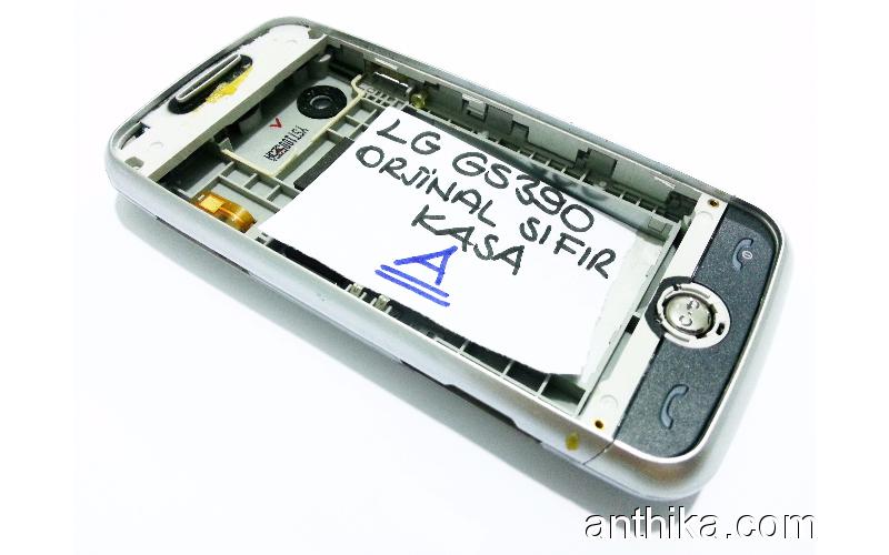 LG GS390 Kapak Kasa Tuş Orjinal Housing Silver