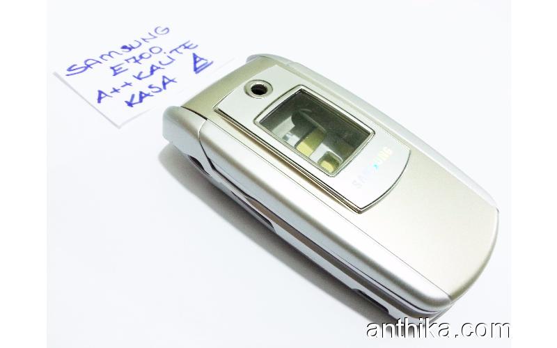 Samsung E700 Kapak Kasa Housing Silver