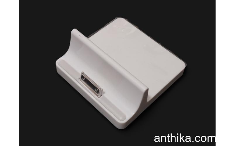 Apple iphone 2G 3G 4G Masaüstü Şarj Aleti Dock Stand Beyaz