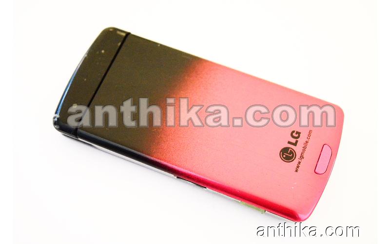 LG KF510 Kapak Kasa Tuş Original Full Housing Pink New