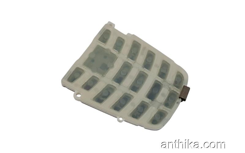 Siemens AX75 Tuş Original Keypad Silver Blue New