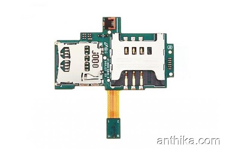 Samsung Galaxy S i9000 Sim Hafıza Kart Yuva Original Sim Memory Card Flex