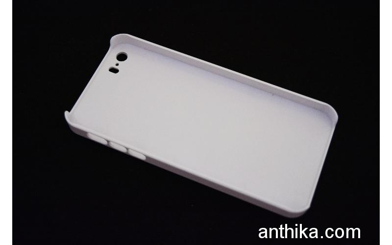 Apple Iphone 5 5S Kapak High Quality Back Cover Silver New